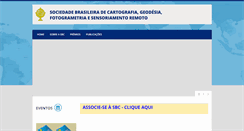 Desktop Screenshot of cartografia.org.br