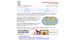 Desktop Screenshot of cartografia.com.es