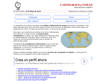 Tablet Screenshot of cartografia.com.es
